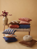 Glow Cobalt Blue Velvet Cushion Cover