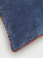Glow Cobalt Blue Velvet Cushion Cover