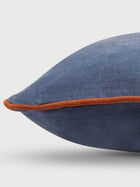 Glow Cobalt Blue Velvet Cushion Cover