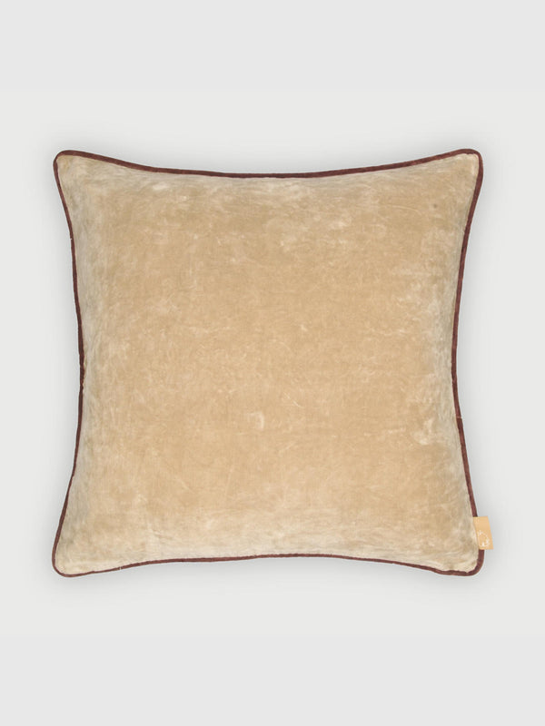 Glow Sandstone Velvet Cushion Cover
