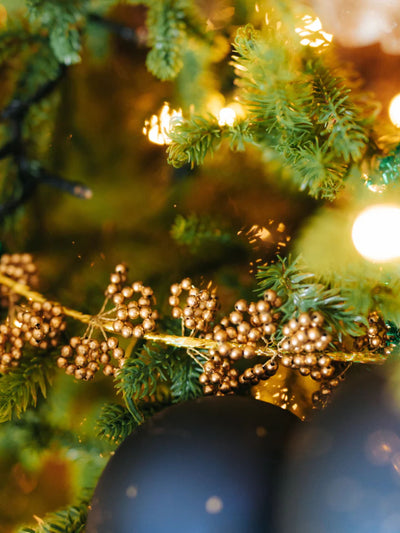 Gold Beaded Garland Set of 3