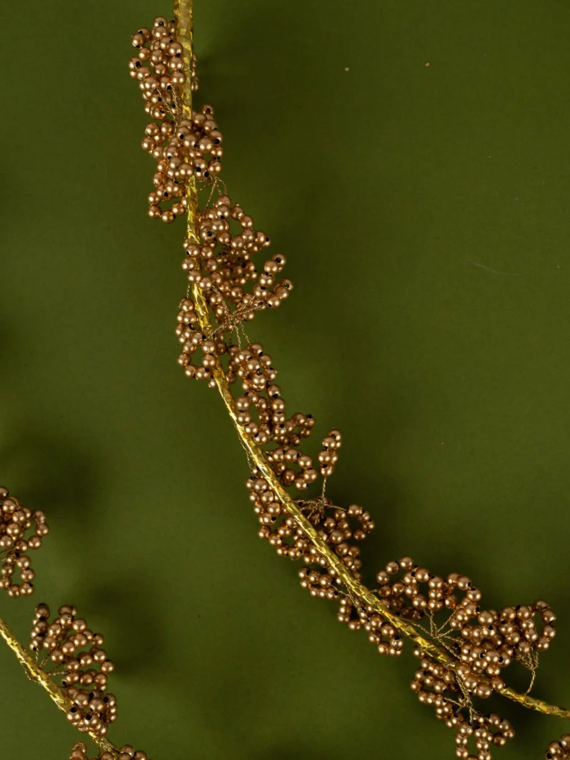 Gold Beaded Garland Set of 3