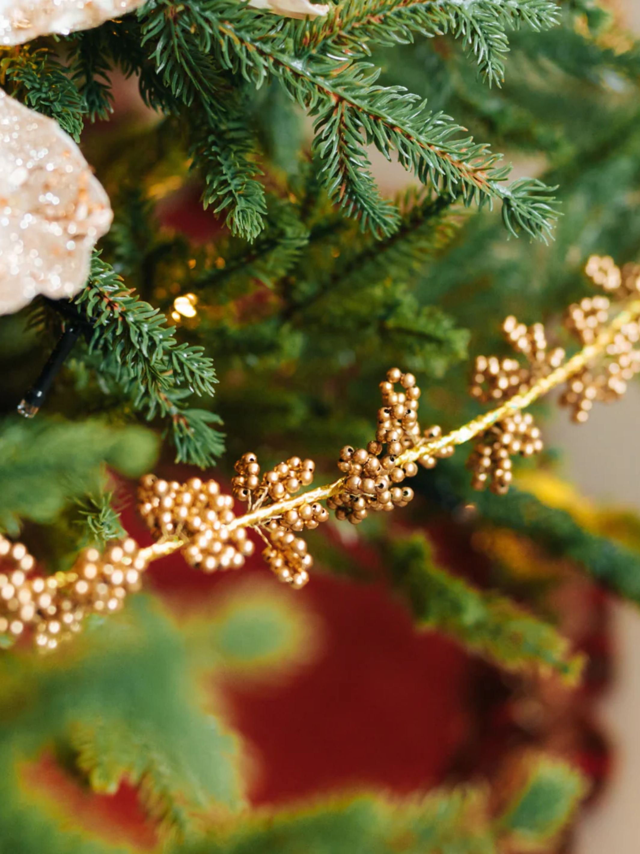 Gold Beaded Garland Set of 3