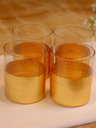 Gold Set Of 4 Water Glasses