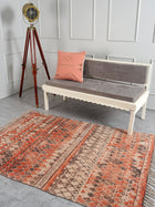 Printed Chenille Rug - Golden Trellis