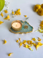 OM Tea Light Candle Holder Set of 2