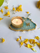 Swastik Tea Light Candle Holder Set of 2