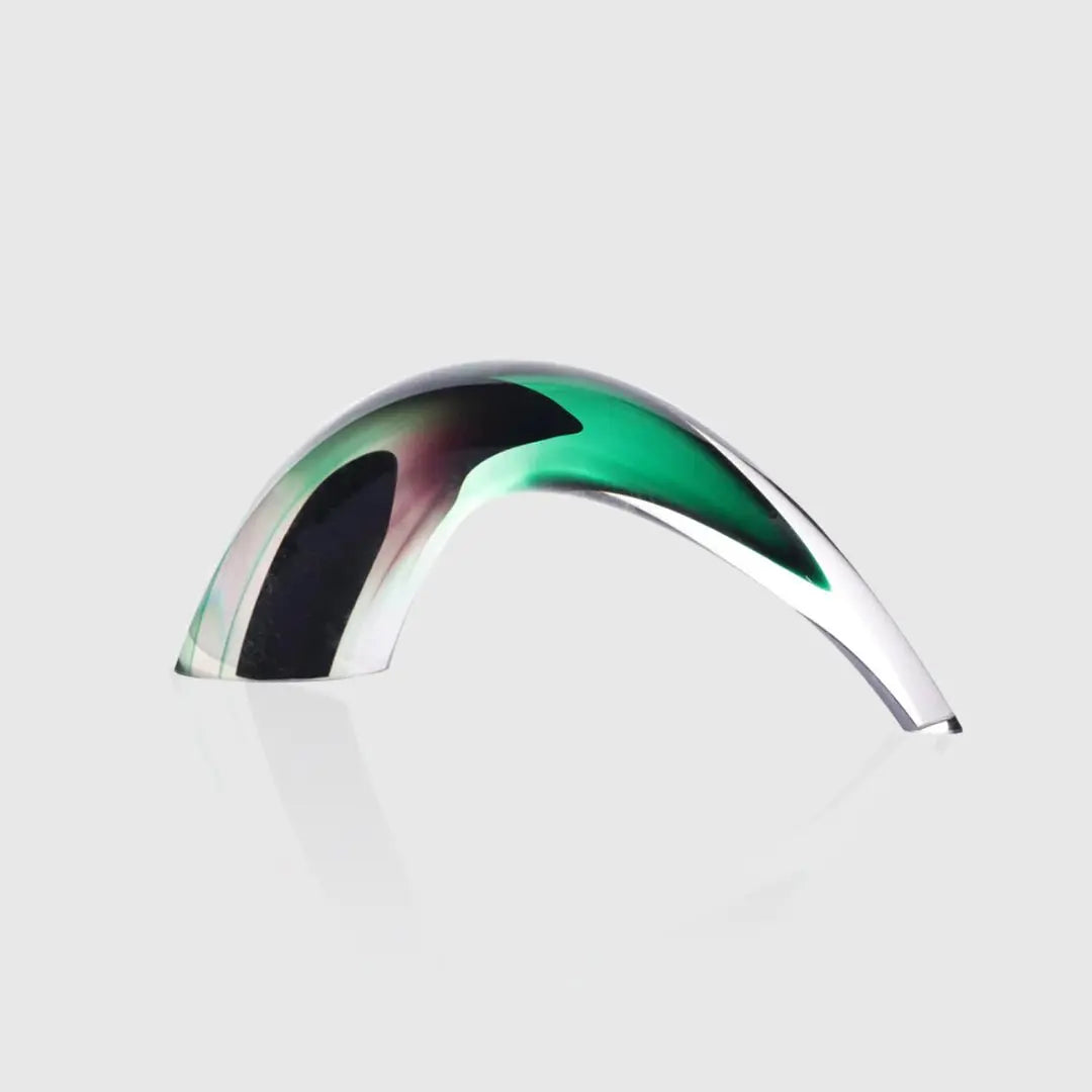 Green Wave Sculpture