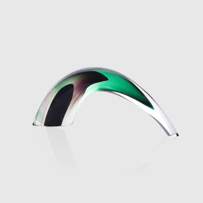 Green Wave Sculpture