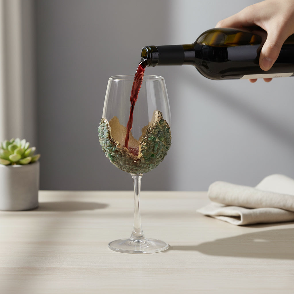 Limited edition - SAN MARCO - Stone Wine Glass