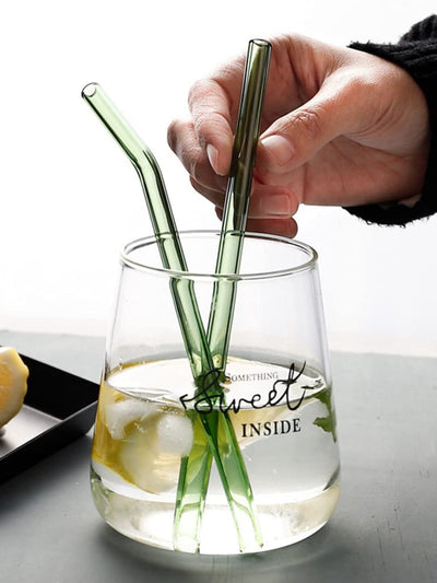 Going Green 6 Glass Straws