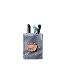 Grey Marble with  Agate Penstand