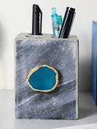 Grey Marble with  Agate Penstand