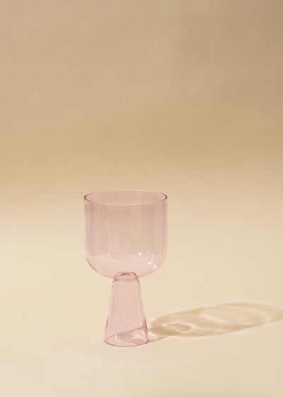 Aria Glass / Dessert Bowl (Set of 4) - Pink