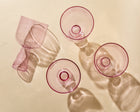 Aria Glass / Dessert Bowl (Set of 4) - Pink