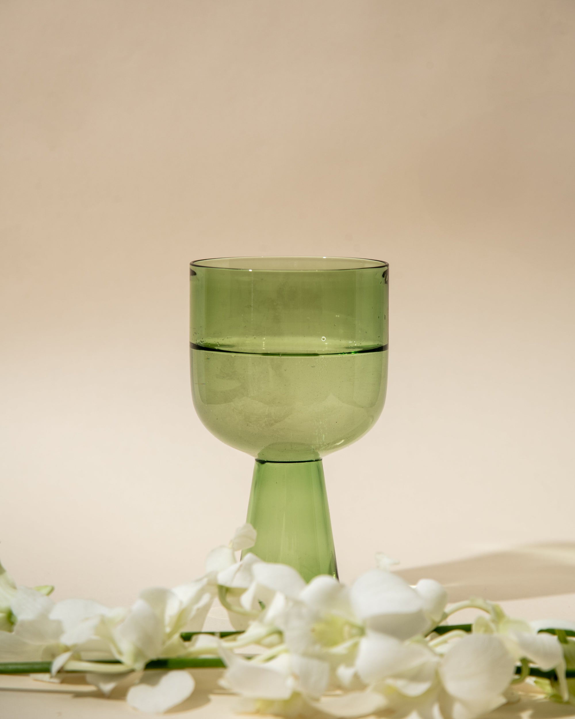 Aria Glass / Dessert Bowl (Set of 4) - Green