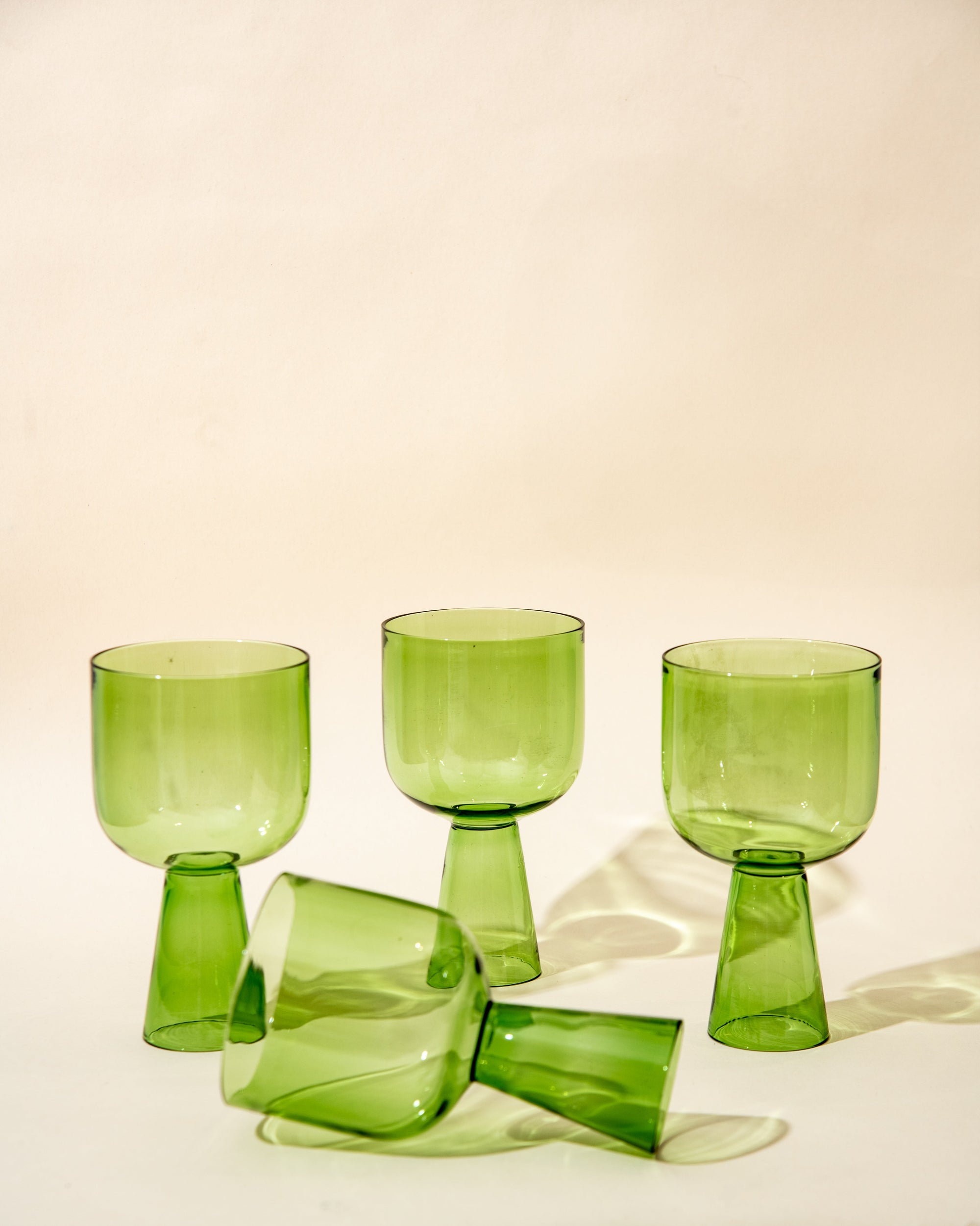 Aria Glass / Dessert Bowl Gift Box - Green