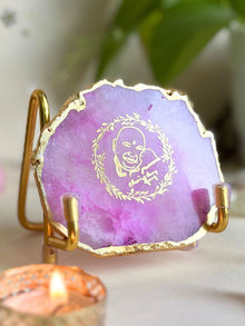 GURU JEE Metal Holder with Agate
