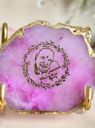 GURU JEE Metal Holder with Agate