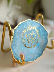 GURU JEE Metal Holder with Agate