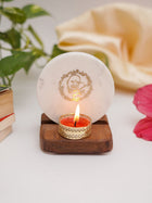 Marble & Wood -  Tea Light Holder
