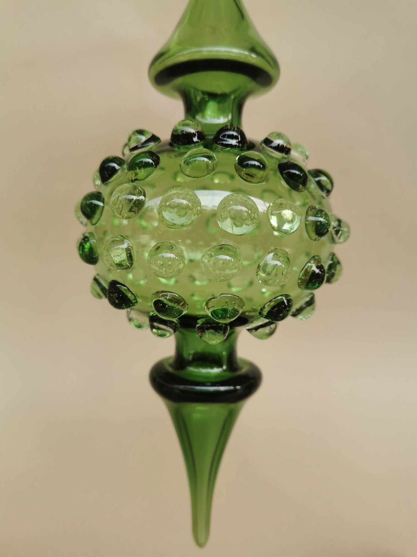 Handblown Glass Ornament - Lumina Jade 1