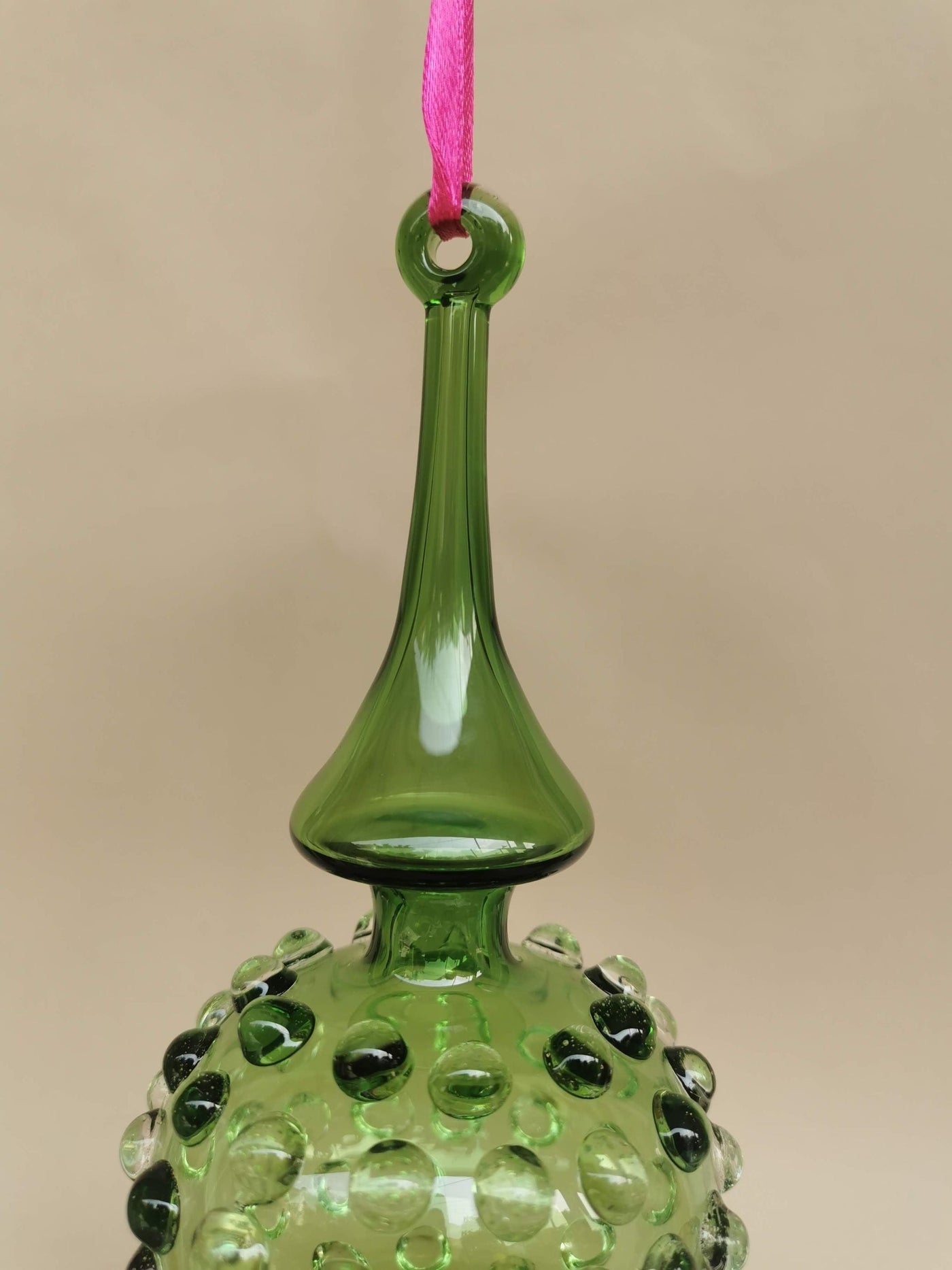 Handblown Glass Ornament - Lumina Jade 1