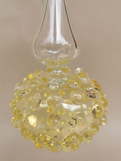 Handblown Glass Ornament - Lumina Pearl