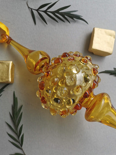 Handblown Glass Ornament - Sunset Lumina 1