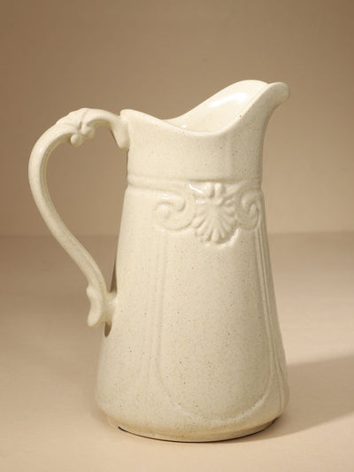 Handcrafted European Ceramic Pitcher