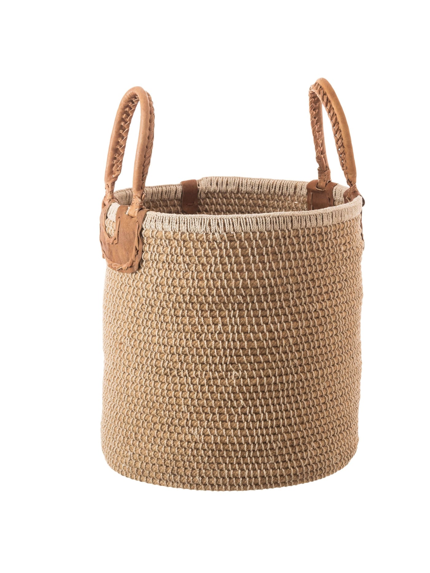 Handcrafted Jute Basket Large