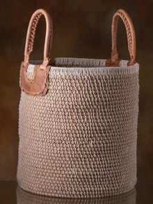 Handcrafted Jute Basket Large