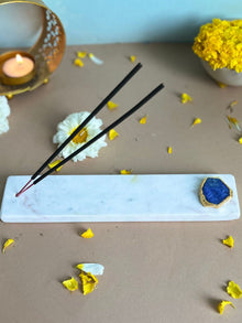 Agarbatti Stand - Handmade Marble & Agate