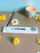 Agarbatti Stand - Handmade Marble & Agate