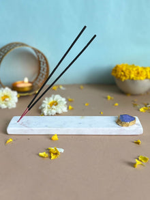 Agarbatti Stand - Handmade Marble & Agate