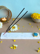 Agarbatti Stand - Handmade Marble & Agate