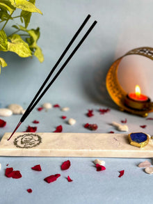 Guru Ji Agarbatti Stand - Handmade Marble & Agate