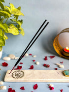 Guru Ji Agarbatti Stand - Handmade Marble & Agate
