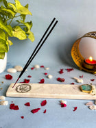 Guru Ji Agarbatti Stand - Handmade Marble & Agate
