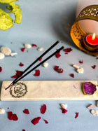 Guru Ji Agarbatti Stand - Handmade Marble & Agate