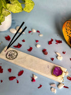 Guru Ji Agarbatti Stand - Handmade Marble & Agate