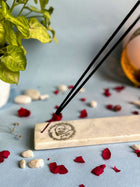 Guru Ji Agarbatti Stand - Handmade Marble & Agate