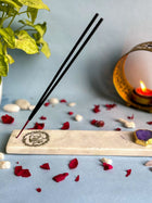 Guru Ji Agarbatti Stand - Handmade Marble & Agate