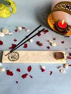 Guru Ji Agarbatti Stand - Handmade Marble & Agate