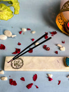 Guru Ji Agarbatti Stand - Handmade Marble & Agate