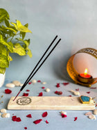 Guru Ji Agarbatti Stand - Handmade Marble & Agate
