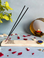 Namokar Mantra Agarbatti Stand - Handmade Marble & Agate