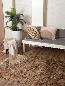 Printed Handloom Rug - Harmony Fusion