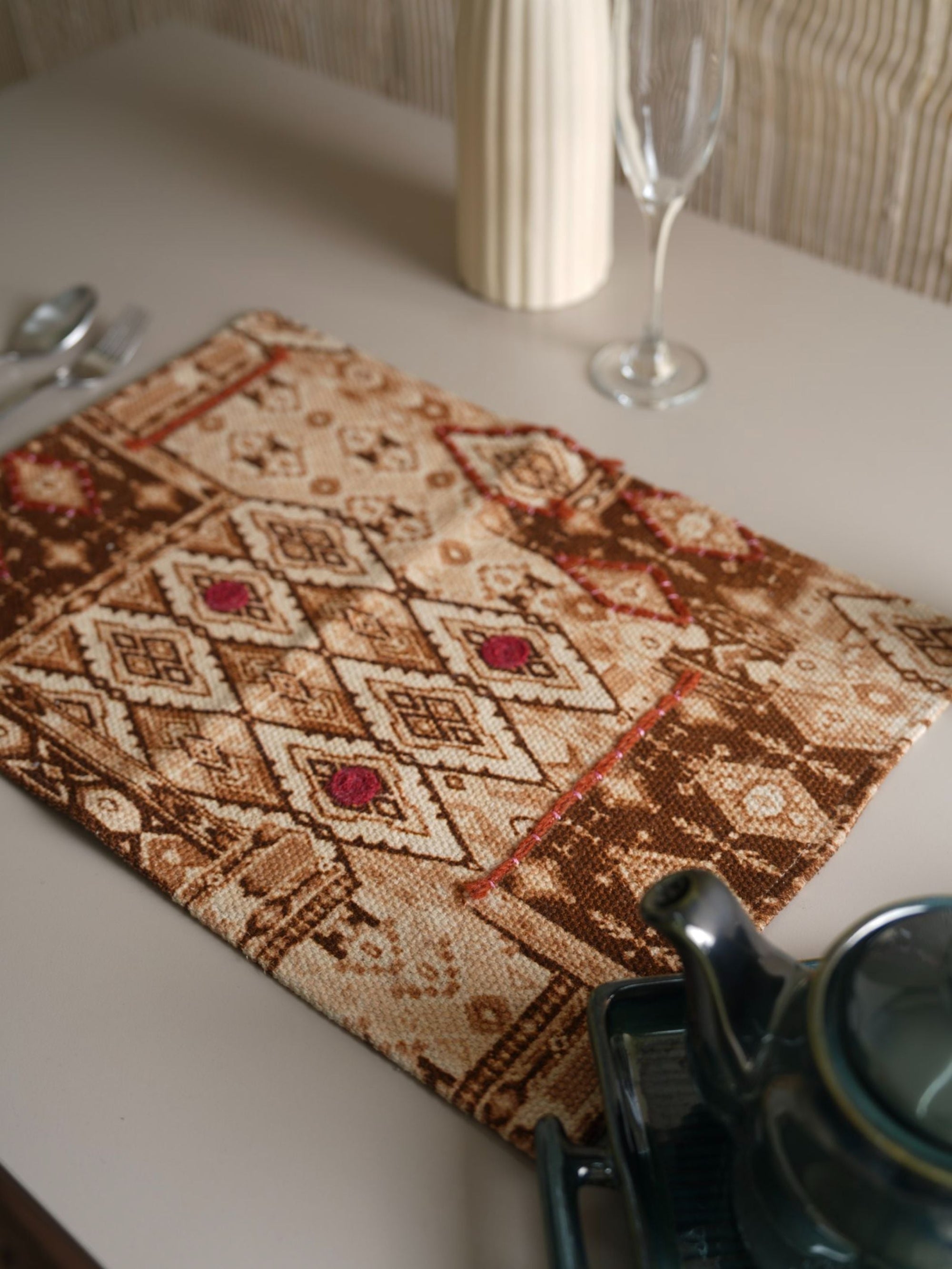 Handloom Table Placemat - Heritage Hue