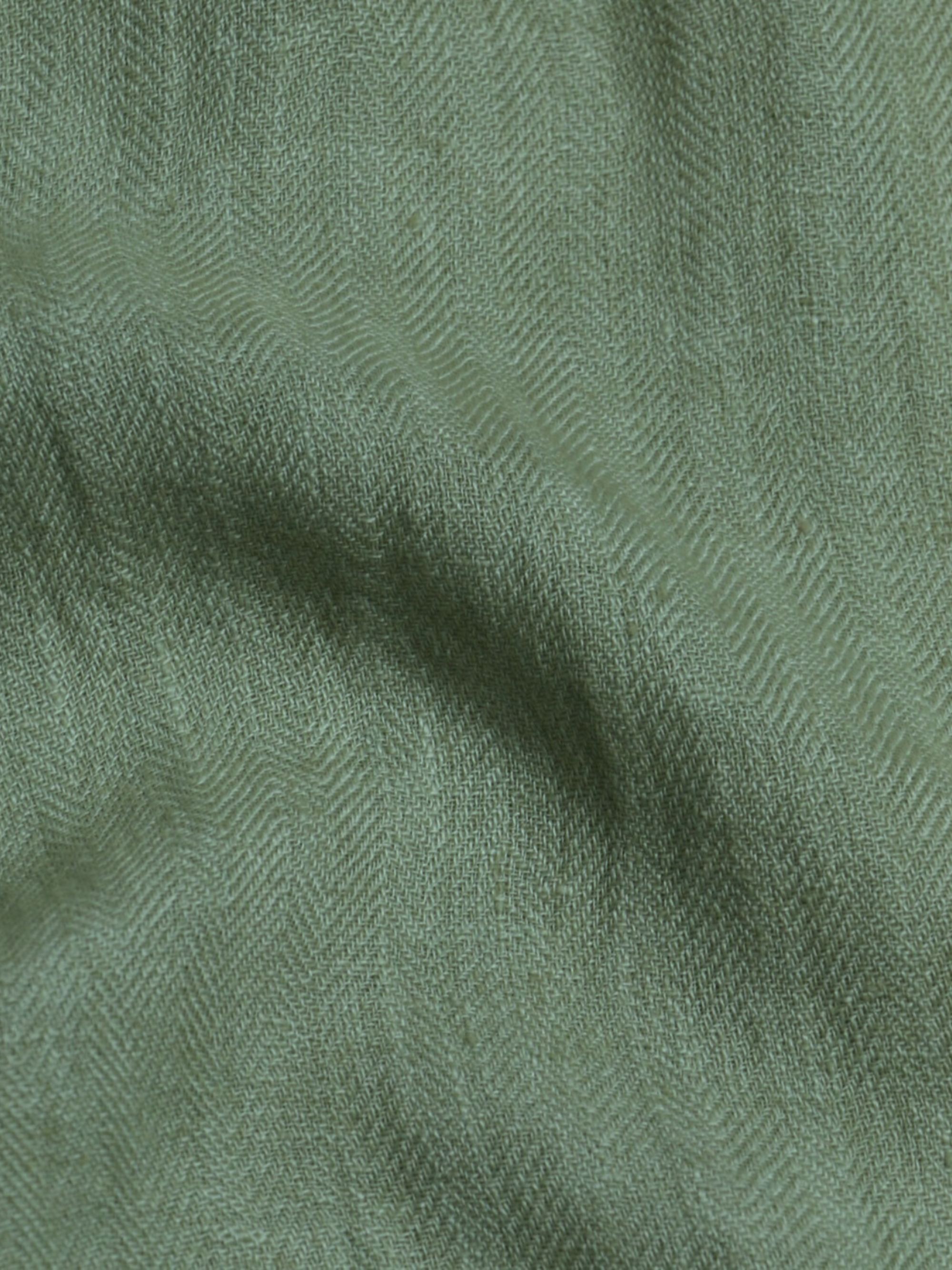 Eucalyptus Herringbone Linen Table Napkins | Set of 2